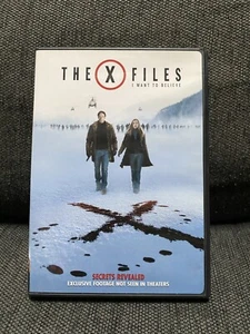 The X-FILES - I WANT TO BELIEVE - DVD - Very Good PG-13 2008 - Picture 1 of 2