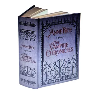 ❤THE VAMPIRE CHRONICLES & INTERVIEW WITH THE VAMPIRE Anne Rice BondedLeather NEW - Picture 1 of 2