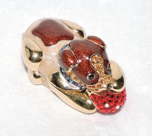 Estee Lauder Judith Leiber Solid Parfum Compact 2004 "Playful Pup" voll - Bild 1 von 1