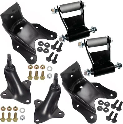 For Ford F150 F250 F350 Bronco Rear Leaf Spring Shackle Hanger Rear Shock Mount - Image 1 of 4