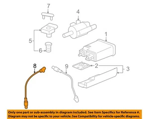 GM OEM-Oxygen O2 Sensor 12583804 - Picture 1 of 2