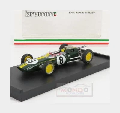 1:43 BRUMM Lotus F1 25 #8 Winner Italy Gp Jim Clark 1963 World Champion R332 - Immagine 1 di 2
