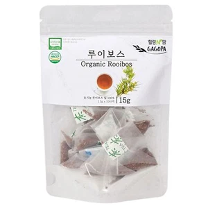 [GAGOPA] Té de hierbas Rooibos orgánico 100 % puro, 1,5 g x 10 bolsitas de té (paquete de 3, 30ea) - Imagen 1 de 9