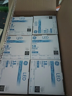 6- GE Lighting led18d38ow383025 18 W, Compact Led Bulb, White, Par38, 3000K  - Image 1 of 4