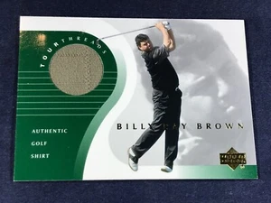 S3-49 GOLF CARD - BILLY RAY BROWN - TOUR THREADS - 2001 UPPER DECK - TT-BB - Bild 1 von 2