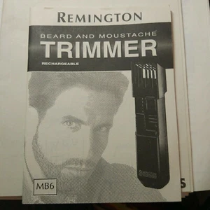 BEDIENUNGSANLEITUNG HANDBUCH REMINGTON BART- UND SCHNURRBARTSCHNEIDER - Bild 1 von 1