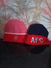 Two Arsenal FC Beanies  1990s Beanie Hat  by Pollard Sports Circa 1994