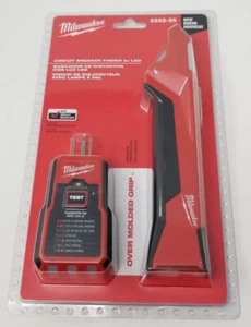 New Milwaukee 2222-20 Circuit Breaker Finder w/ LED 6ft Impact Resistant Red - Picture 1 of 2