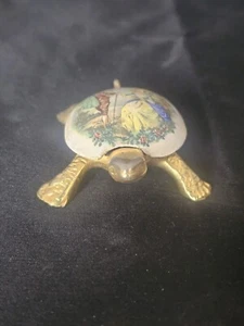 Vintage Turtle Trinket Box /Ring Holder - Picture 1 of 4