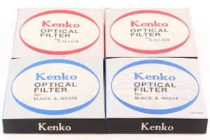 Kenko Lens Filter 72mm Skylight, R1, Y42, PL 4Filter Set w/Case+Box from Japan - Picture 1 of 11