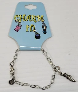 EE) ¡Encanta! Pulsera de cadena con dije de zapato de ballet by High IntenCity - Imagen 1 de 5