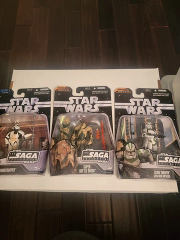 Star Wars Saga Collection lot of 3 action figures Cover