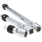 Paramount 1/2" Drive Socket Locking Extensions 3 Piece Set: 3, 6, 10" Lengths