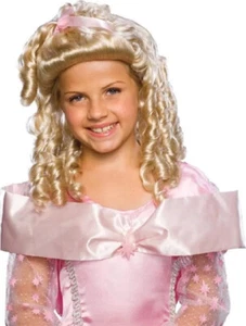 Storybook Niña Peluca Rubia Niño Princesa Bo Peep Cabello Escenario Vestido Desfile Espectáculo - Imagen 1 de 11