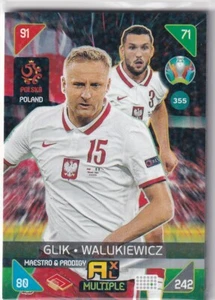 Panini Adrenalyn XL Euro 2020 Kick Off Maestro & Prodigy 355 Glik Walukiezwicz - Picture 1 of 1