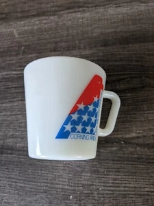 TAZA DE CAFÉ PYREX CORNING AREA 1976 EE. UU. SONDEOS BICENTENARIOS 76 VASO LECHE - Imagen 1 de 5