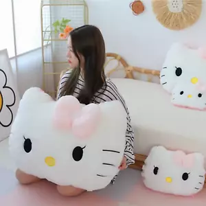 Sanrio Hello Kitty Pillow 60cm Headrest Plush Bed Kids Sleep Kuromi Cinnamoroll - Picture 1 of 4