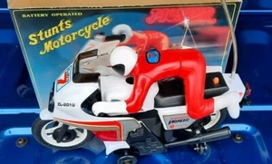 Vintage 1980s Pioneer Battery Operated Toy Stunt Cycle NOS  - Picture 1 of 7