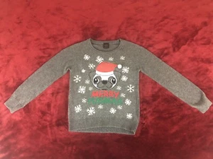 merry pugmas sweater for girls size 6X - Picture 1 of 8
