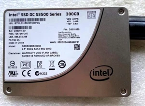Intel SSD DC S3500 Series 300GB 2.5" SATA 6Gb/s 20nm MLC 7mm SSDSC2BB300G4 - Picture 1 of 3