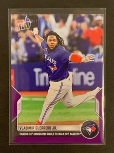 2022 Topps NOW MLB #963 | VLADIMIR GUERRERO Jr. | Blue Jays; PURPLE 9/25!!! - Bild 1 von 3