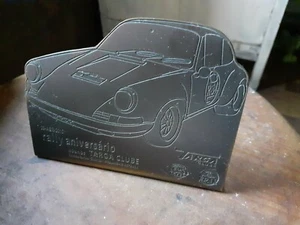 Porsche Rallye Anniversary Targa Club 2016 Rally metal plate - Picture 1 of 7