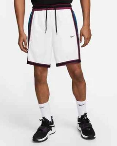 Pantalones Cortos de Baloncesto Nike Dri-Fit DNA+ Blanco Azul Púrpura Talla L Grandes $55 Nuevos con Etiquetas - Imagen 1 de 6
