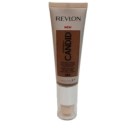Revlon PhotoReady Candid Natural Finish Anti Pollution 530-Pecan Free Shipping  - Image 1 of 4