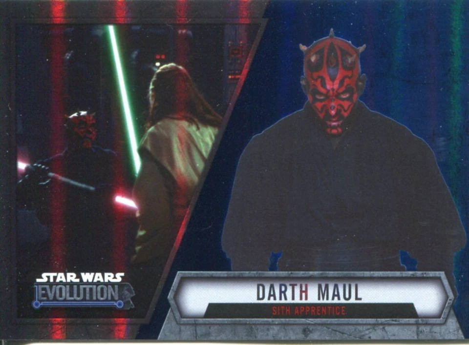 Star Wars Evolution 2016 Blue Parallel Card #94 Darth Maul - Sith Apprentice - Image 1 of 1