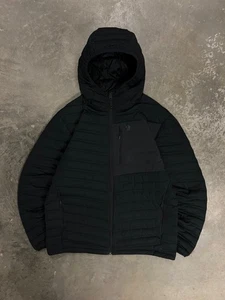 Mountain Hardwear Stretch Down Puffer Jacket Black Hooded Mens Size XL - Picture 1 of 7