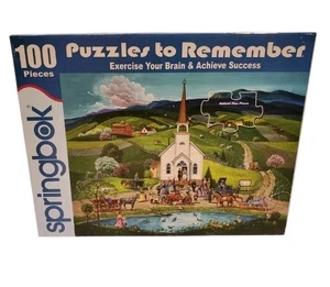 Springbock Puzzle zum Erinnern 100 Stück Puzzle Frühling Hochzeit vollständig - Bild 1 von 6