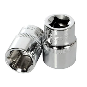 1/4" Drive Socket Set Deep & Shallow Single Hex Drive Long Reach Sockets - CR-V - Picture 1 of 32