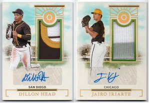 2024 Panini BOS Jumbo Prospect Materials Holo Gold GU Auto Patch /10 - Pick Any - Bild 1 von 3