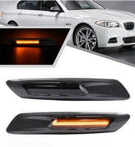 2x For BMW 5-Series F10/F11 2011-2013 LED Dynamic Side Marker Turn Signal Light - Picture 1 of 8