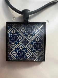 Nuevo Colgante Hecho a Mano Portugués Portugal Diseño Azulejo - Imagen 1 de 5
