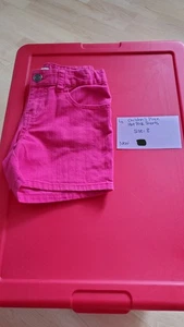 NWOT Children's Place Girl's Hot Pink Shorts w/ Pockets Size 8 - Picture 1 of 1
