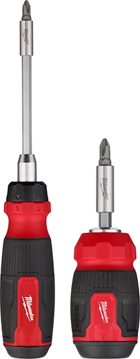 Milwaukee 48-22-2906 14-in-1 Ratcheting Screwdriver and 8-in-1 Screwdriver -2 PC