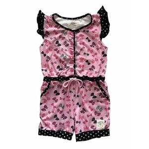 Olive Mae Pretty Little Bows Romper Size 7/8 - Picture 1 of 6