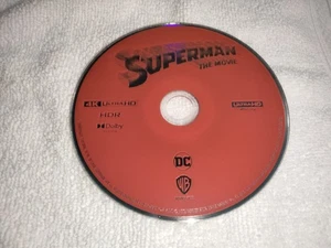 DISC ONLY Superman 4K Ultra HD 1978 Christopher Reeves  - Picture 1 of 1