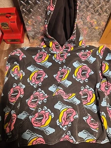 Odd Future Santa Cruz Hoodie Teen L Sweatshirt Screaming Donuts schwarz ALP - Bild 1 von 13