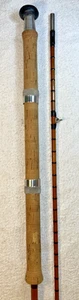 Split Cane Spinning Rod P D MALLOCH of Perth 2 Piece 8’ with End Stopper & Bag - Picture 1 of 14