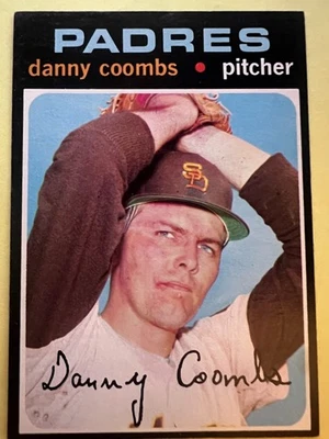 1971 Topps #126 Danny Coombs San Diego Padres EX-MT FREE SHIPPING - Image 1 of 2