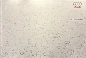 Audi S4 Cabrio Prospekt Brochure Depliant 09/2005 - Bild 1 von 1
