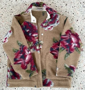 Chaqueta de lana floral para mujer Carleen by Anthropologie talla pequeña rara - Imagen 1 de 8