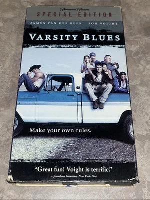 Varsity Blues James Van Der Beek Jon Voight Paul Walker VHS Video ***TESTED*** - Image 1 of 4