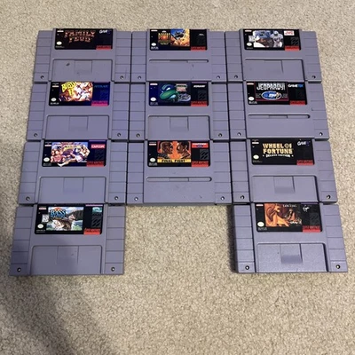 Lote de juegos SNES, 11 juegos: Street Fighter II, Desert Strike, Final Fight ¡y más! Foto 1 de 4