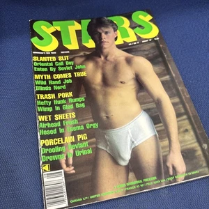 STARS Magazine 80s Gay Interest Playgirl Colt Stud Jocks Beefcake Nude Twink - Foto 1 di 3