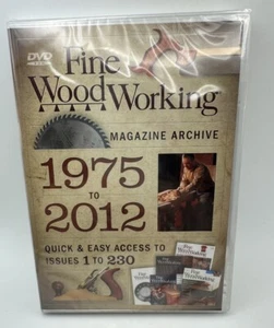 Fine Woodworking Magazine Archive 1975-2012 DVD Issues 1-230 NEW-SEALED - Picture 1 of 11