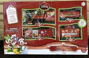 Disney Christmas Mickey Mouse Holiday Magic Train Set, Battery Operated #60096 - Picture 1 of 11