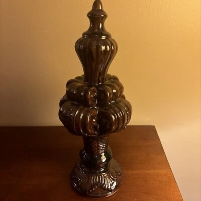 Hermosa decoración del hogar Z Gallerie Finial Santorini Asst marrón Foto 1 de 4